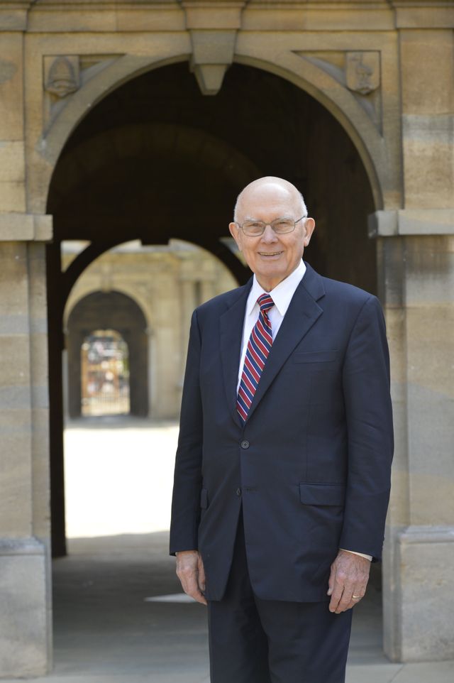 Dallin H. Oaks visits the United Kingdom Parliament in Westminster, London, United Kingdom.